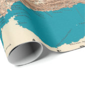 Old Spain and Portugal Map Cadeaupapier (Rol Hoek)