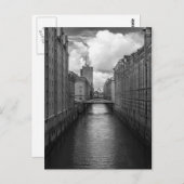 Old Speicherstadt Hamburg Briefkaart (Voorkant / Achterkant)