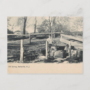 Old Spring, Belleville, NJ 1907  Briefkaart