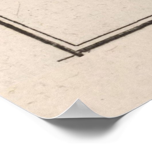 Old St Croix Map (1764)  Maagdeneilanden Poster (Hoek)