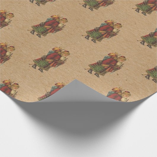  Old St. Nick Cadeaupapier (Hoek)