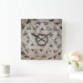 Old Star of David carving, Israël Vierkante Klok (Huis)