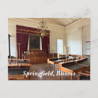 Old State Capitol in Springfield, Verenigde Staten Feestdagenkaart