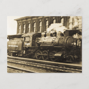 Old Steam Railroad Engine 6995 Briefkaart