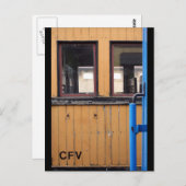 Old Steam Train Le Mastrou Yellow Wagon Carte post (Devant / Derrière)