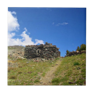Old Stone Cabin at Gaylor Lakes, Tioga Pass, CA Tegeltje