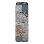 Old stone masonry textureabstract, architecture, h thermosbeker (Achterkant)