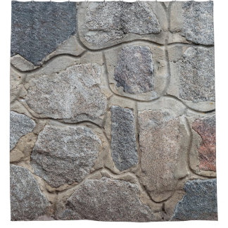Old stone masonry textureabstract, architectuur, h douchegordijn
