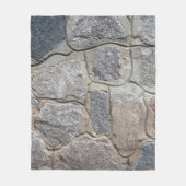 Old stone masonry textureabstract, architectuur, h fleece deken (Voorkant)