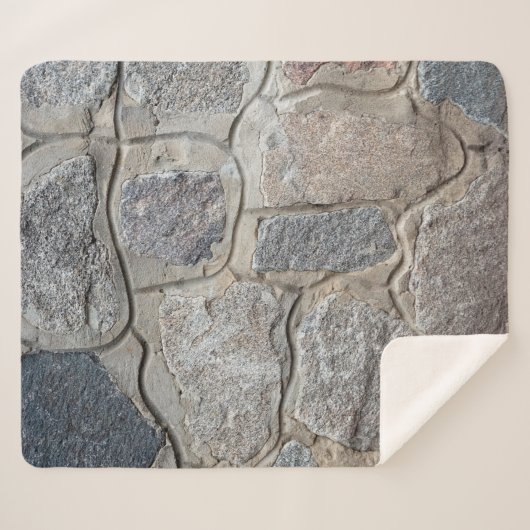 Old stone masonry textureabstract, architectuur, h sherpa deken (Voorkant (horizontaal))