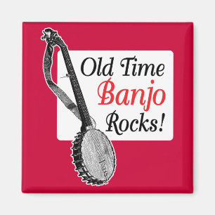 Old Time Banjo Magnet Magneet