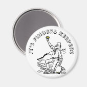 Old Time Gold Prospector Magneet (Voorkant / Achterkant)