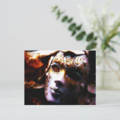 Old Time Masquerade Briefkaart (Staand voorkant)