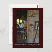 Old Time Music ~ The Fiddler Briefkaart (Voorkant / Achterkant)