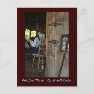 Old Time Music ~ The Fiddler Briefkaart