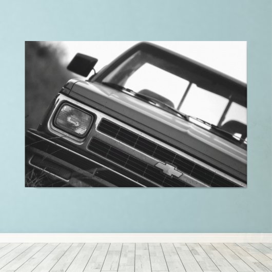  Old Timer Chevrolet Canvas Afdruk (Insitu (Houten vloer))