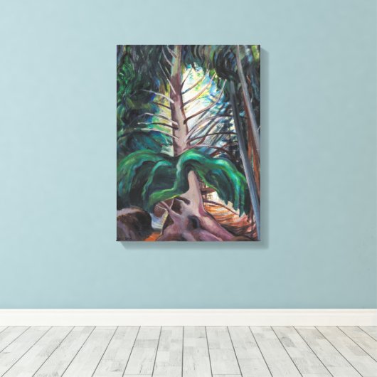 Old Timer | Emily Carr | Canvas Afdruk (Insitu (Houten vloer))