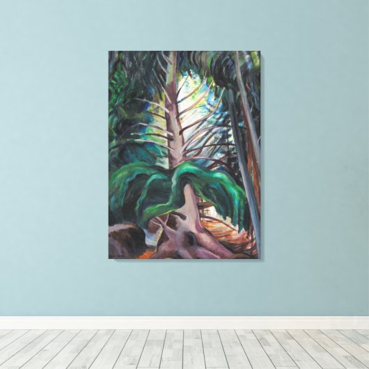 Old Timer | Emily Carr | Canvas Afdruk (Insitu (Houten vloer))