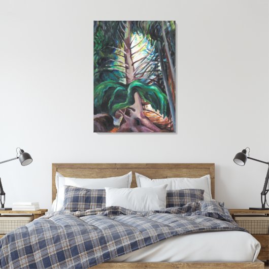 Old Timer | Emily Carr | Canvas Afdruk (Insitu (Slaapkamer))