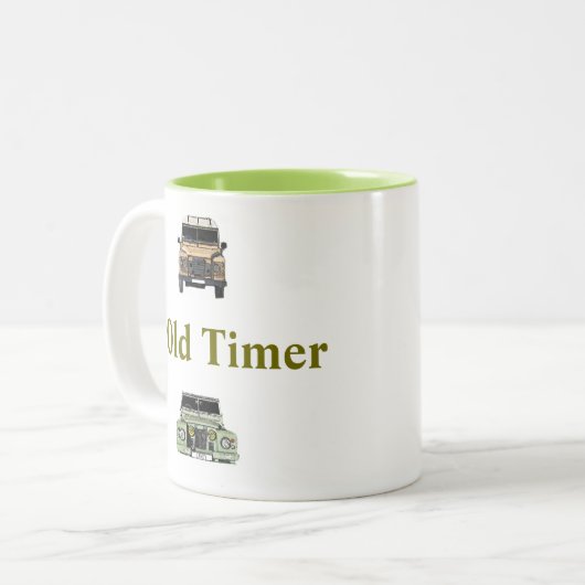 Old Timer Land Rover Mug (Devant gauche)