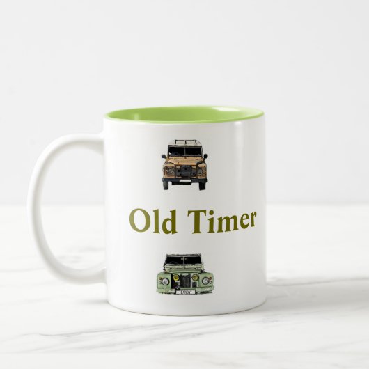 Old Timer Land Rover Mug (Gauche)