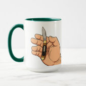 Old Timey Pocketknife Mug for Dads (Gauche)