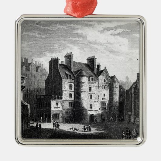 Old Tolbooth, Edinburgh Metalen Ornament (Voorkant)