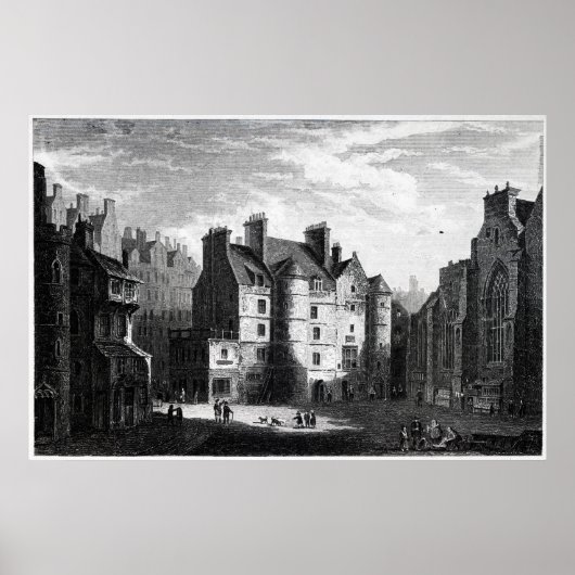 Old Tolbooth, Edinburgh Poster (Voorkant)