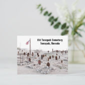 Old Tonopah Cemetery, NV Briefkaart (Staand voorkant)