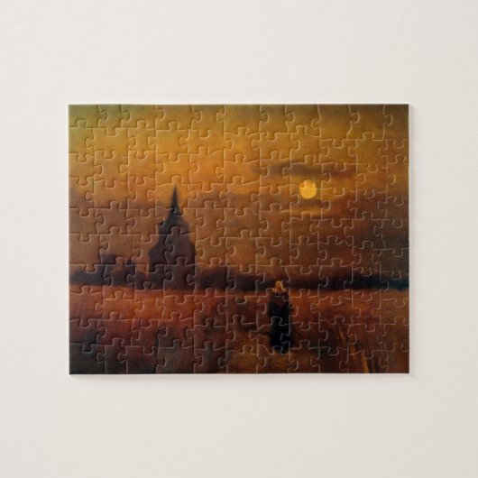 Old Tower In The Fields by Vincent van Gogh Legpuzzel (Horizontaal)