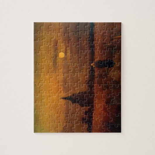 Old Tower In The Fields by Vincent van Gogh Legpuzzel (Verticaal)