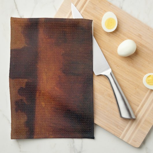 Old Tower In The Fields by Vincent van Gogh Theedoek (Quarter Fold)