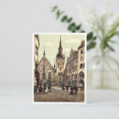 Old Town Hall, München, Beieren, Duitsland magnifi Briefkaart (Staand voorkant)