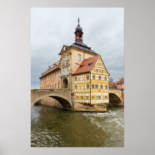 Old Town Halll in Bamberg in Duitsland Poster
