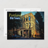 Old Town Portland Briefkaart (Voorkant / Achterkant)
