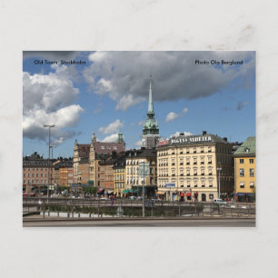 Old Town, Stockholm, Foto Ola B... Briefkaart