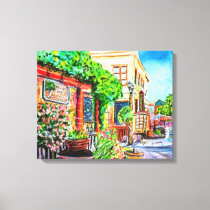 Old Town Temecula Ca. Canvas Afdruk