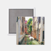 Old Town Venice Canal, romantic Italy scene Magneet (Voorkant / Achterkant)