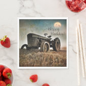 Old Tractor Birthday Servet (Insitu)