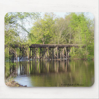 Old Train Trestle Mousepad Muismat