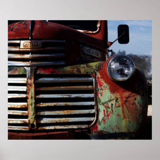 Old Truck Grill Poster (Voorkant)