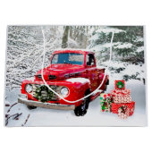 Old Truck Holiday Groot Cadeauzakje (Voorkant)