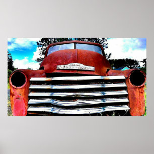Old Truck Poster