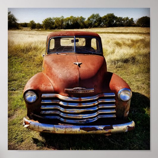 Old Truck Poster (Voorkant)