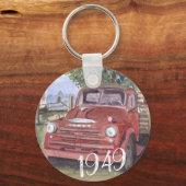 Old Truck Sleutelhanger (Voorkant)