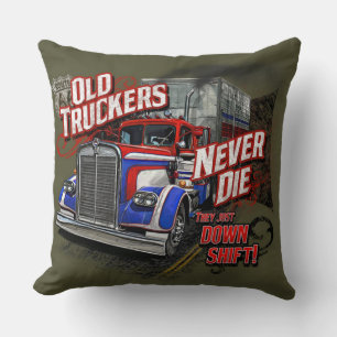 Old Trucker sterft nooit Kussen