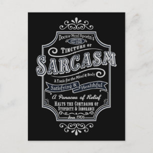 Old Tyme Sarcasm Briefkaart