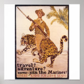 Old U.S. Marines Poster circa 1917 (Devant)