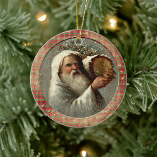 Old Victorian Rustic Family Personalized Keramisch Ornament