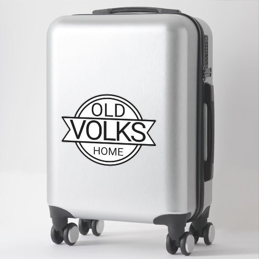 Old VOLKS Home Sticker (Koffer)